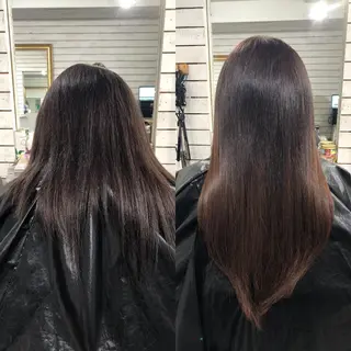 ロング カラー 🧡艶髪ちゅるん髪 🫧🧡YUKI❄️のヘアスタイル