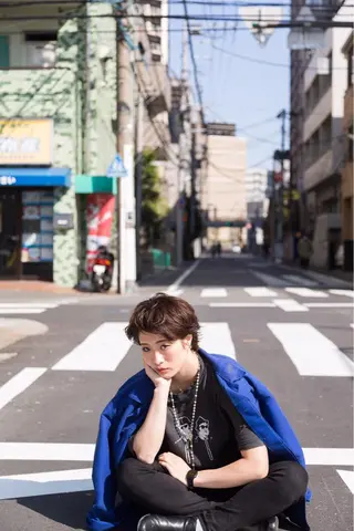 ショート カラー パーマ 安達 俊亮のヘアスタイル