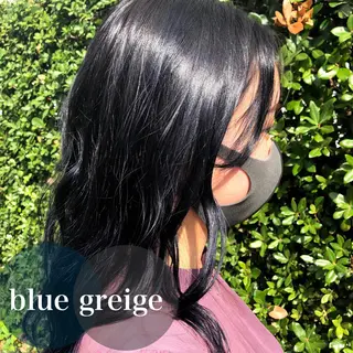 ミディアム カラー パーマ ヘアアレンジ メンズ キッズ ネイル マツエク・マツパ 🦋韓国レイヤー｜ 透明感グレージュ🦋のヘアスタイル