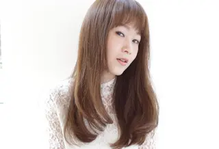 セミロング タジマ ヤスヒサのヘアスタイル