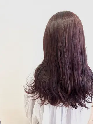 ロング カラー ミ ユのヘアスタイル