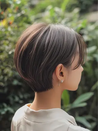 ショート カラー レイヤー×顔周 り×髪質改善/MIUのヘアスタイル
