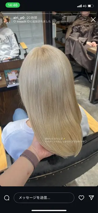 セミロング カラー 🫟Blanco🫟 Color&Careのヘアスタイル