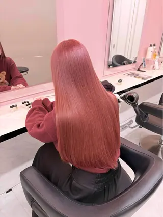 ロング カラー 透明感ベージュカラー 🪞上野🪞AIのヘアスタイル