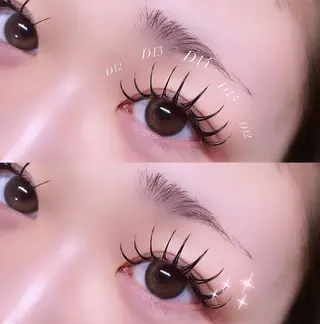 マツエク・マツパ パリジェンヌ／マツエ ク🇰🇷ジュリ♡のマツエク・マツパデザイン