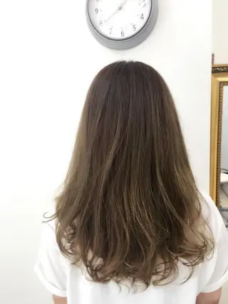 セミロング hama yukiのヘアスタイル
