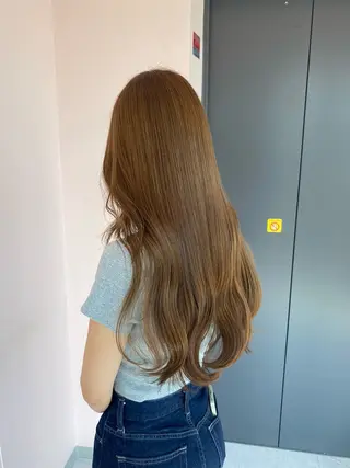 カラー 楓🦋韓国系レイヤー / 透明感カラー🤍のヘアスタイル