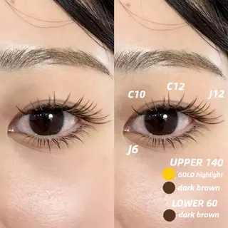 マツエク・マツパ Lucia 中澤のマツエク・マツパデザイン