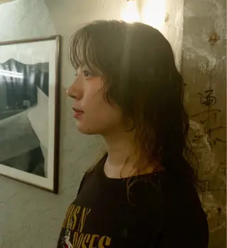 ミディアム パーマ gattaca nikeのヘアスタイル