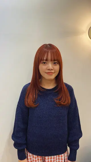 ロング カラー 透明感カラー 🦙なりたりみのヘアスタイル
