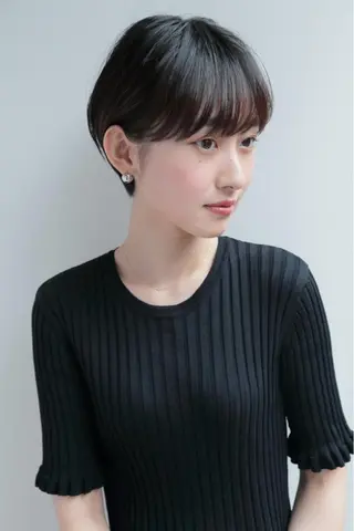 ショート レイヤー/縮毛矯正 髪質改善/e_kiのヘアスタイル