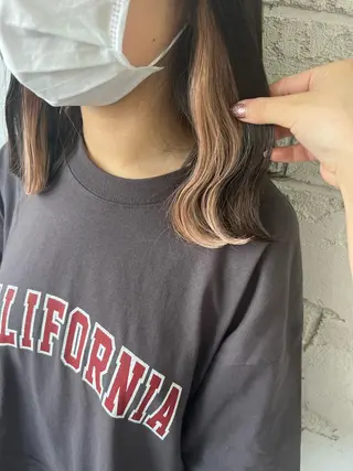 ミディアム エクステ＆艶カラー 🎀YURINA🎀のヘアスタイル