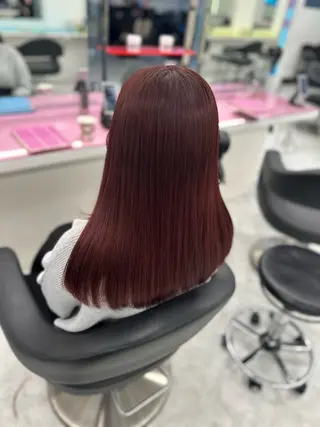 セミロング カラー ♡ダブルカラー特化♡ miyuのヘアスタイル