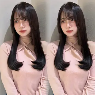 ロング カラー レイヤー/髪質改善 Lond ambreのヘアスタイル