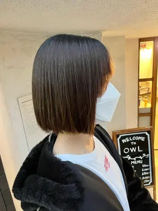 ショート 透明感カラー/ ブリーチ無し/RYOのヘアスタイル