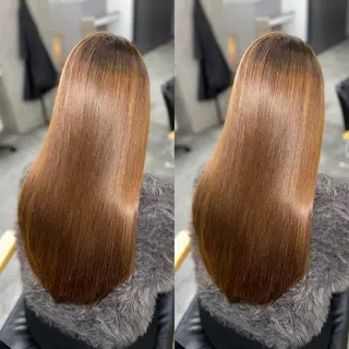 ロング 縮毛矯正×ボブ💎 髪質改善/木下のヘアスタイル