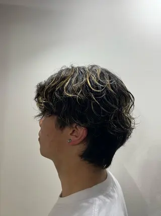 ミディアム パーマ メンズ kei/ショート /レイヤーカットのヘアスタイル