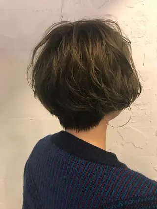 ショート カラー 骨格診断🍃ショート /ショートボブ✨岡元のヘアスタイル