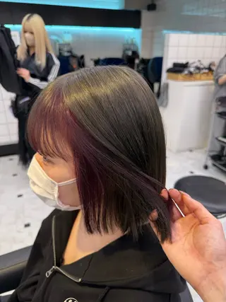 カラー 🇰🇷韓流暖色ヘア 🍒saaya🍒のヘアスタイル