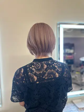 ショート カラー opus 店長大和 レイヤー/赤み消しのヘアスタイル