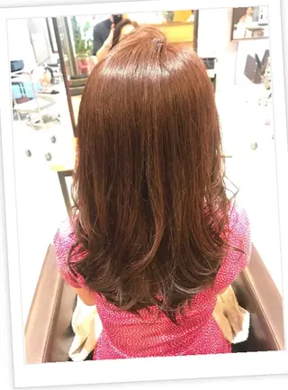 ロング カラー パーマ ヘアアレンジ メンズ キッズ ネイル マツエク・マツパ EnBlesS西宮 マンツーマン神道有基のヘアスタイル