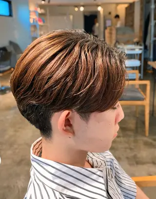 ショート パーマ メンズ メンズパーマ 特化/中川拓也のヘアスタイル