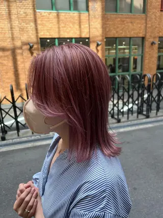 ミディアム 髪質改善ストレート Kantaのヘアスタイル