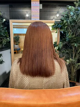 セミロング ⚪️髪質改善 縮毛 店長 コウ⚪️のヘアスタイル