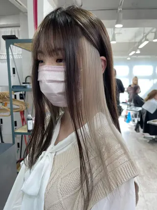 ロング カラー 槙川 郁弥のヘアスタイル
