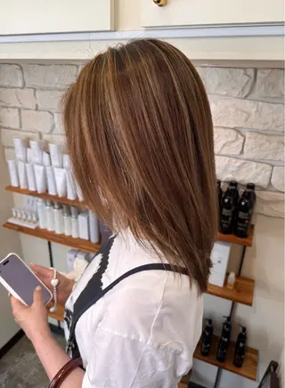 セミロング 翔 （しょう）のヘアスタイル