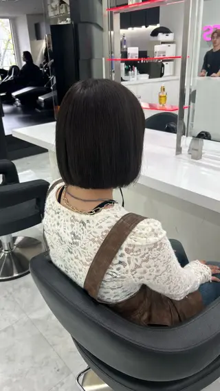 ミディアム カラー パーマ ヘアアレンジ メンズ キッズ 盛れ韓国ハイトーン 🎀Himari🎀のヘアスタイル