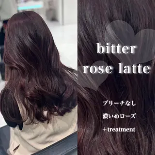 ロング カラー 韓国風艶髪🎀 暖色カラー🤍のヘアスタイル