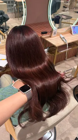 ロング カラー 🎀暖色カラー/ ハナ🎀のヘアスタイル