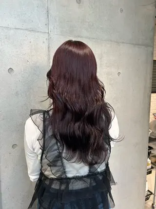ロング カラー ヘアアレンジ ボブ艶モテカラー🫧 カリンのヘアスタイル