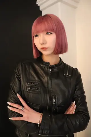 ミディアム カラー ヘアアレンジ @kyoniyy KYONIのヘアスタイル