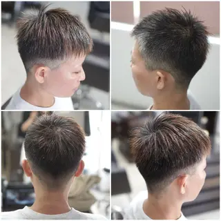 ショート カラー 中島 剛のヘアスタイル