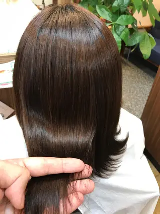 ミディアム 宮脇 雄司のヘアスタイル