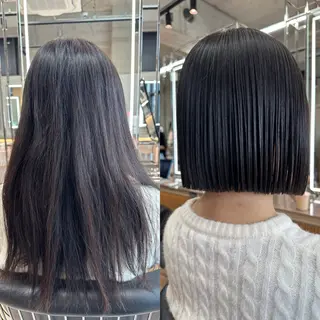 ミディアム ✨髪質改善特化✨副 店長椎葉信乃介のヘアスタイル