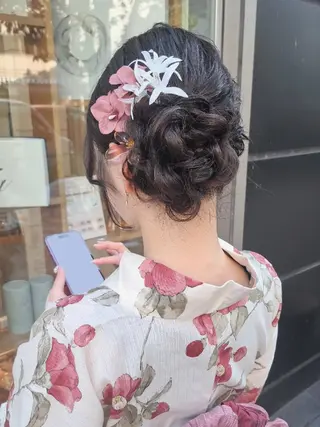 ヘアアレンジ MIYU/透明感 渋谷/ベージュカラーのヘアスタイル