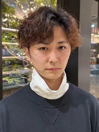 ショート メンズ 中尾 碧斗のヘアスタイル