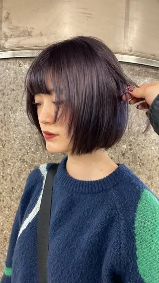 ショート カラー 堀 愛希子のヘアスタイル