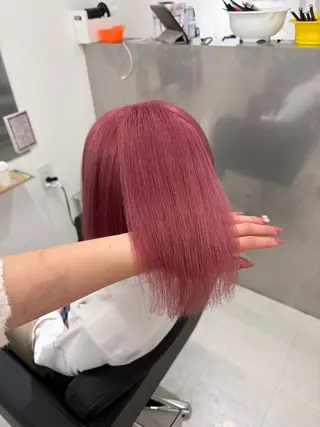 カラー 🍒ベージュ/ピンク ベージュ🍒なつきのヘアスタイル