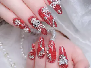 ネイル MoMoA Nail ネイル長さ出し専門店のネイルデザイン