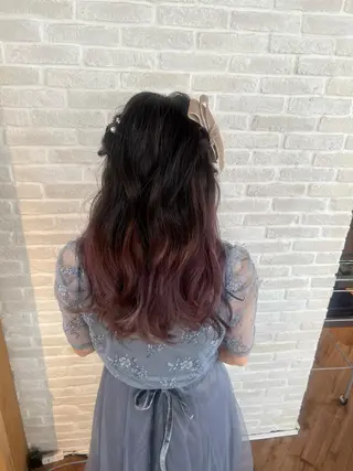 ロング ヘアアレンジ Topstylist YUKIのヘアスタイル