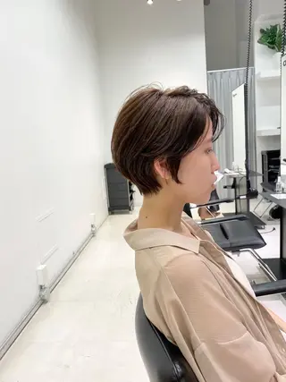 ショート カラー 似合わせ専門美容師 なかじまのヘアスタイル
