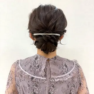 ヘアアレンジ 🍒透明感カラー/ セット/SAKURAのヘアスタイル