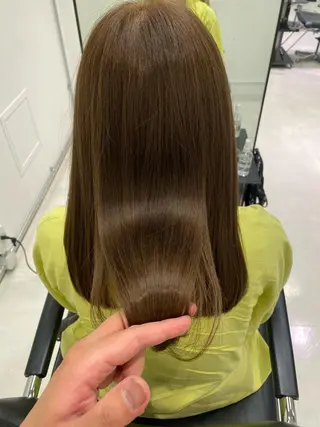 セミロング カラー 似合わせ専門美容師 なかじまのヘアスタイル