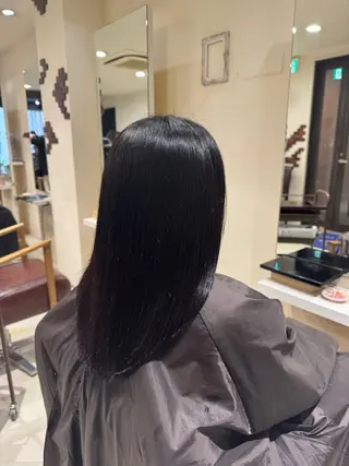 セミロング 髪質改善メニュー 長井 美佐子のヘアスタイル