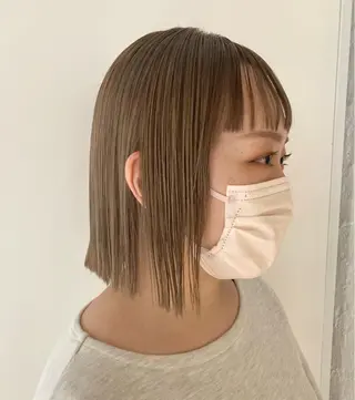 ショート カラー Chlan岡本 坂本のヘアスタイル