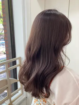 ロング カラー 🇰🇷韓国風艶髪✨ 髪質改善 倉岡しおんのヘアスタイル